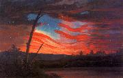 Frederic Edwin Church Our Banner in the Sky oil painting